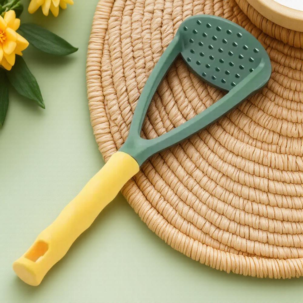Manual Masher Potato Tool Bell Shaped Sweet Potato Pumpkin Puree Kitchen Utensil Durable Smooth Pureeing Device