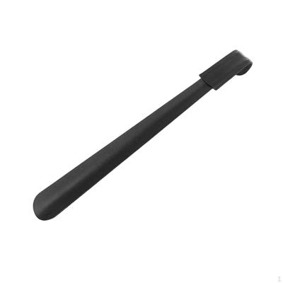 Genuine Leather Shoehorn with Extended Handle for Easy Shoe Assistance