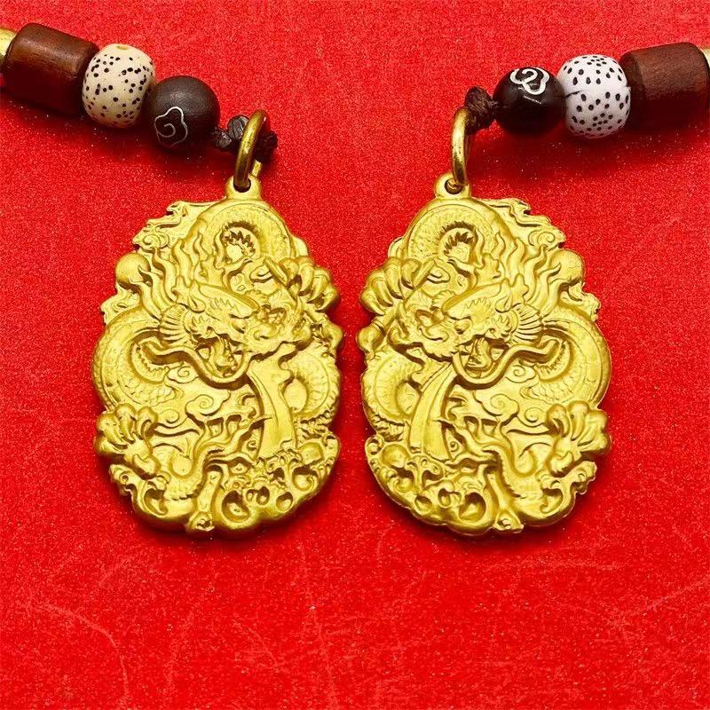 Pirinç Ejderha Yılı Uğurlu Bulut Araba Anahtarlığı - Unisex Aksesuar