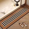Bathroom Carpet Water-absorbing Non-slip Narrow Door Sill Floor Mat Toilet and Kitchen Door Room Diatom Mud Rug