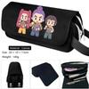 Cartoon Print Large Capacity Double Layer Portable Pencil Bag, Stationery Bag For Primary And Secondary School Students