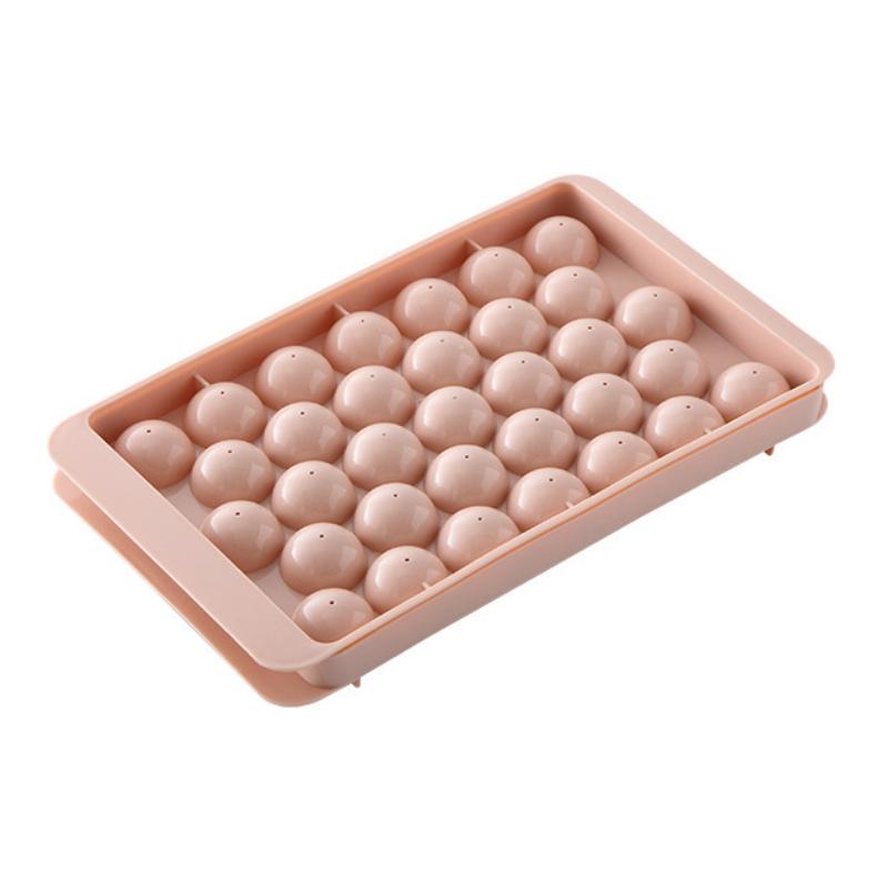 33 Ice Boll Hockey PP Mold Frozen Whiskey Ball Popsicle Ice Cube Tray Box Lollipop Making Gifts Kitchen Tools Accessories.