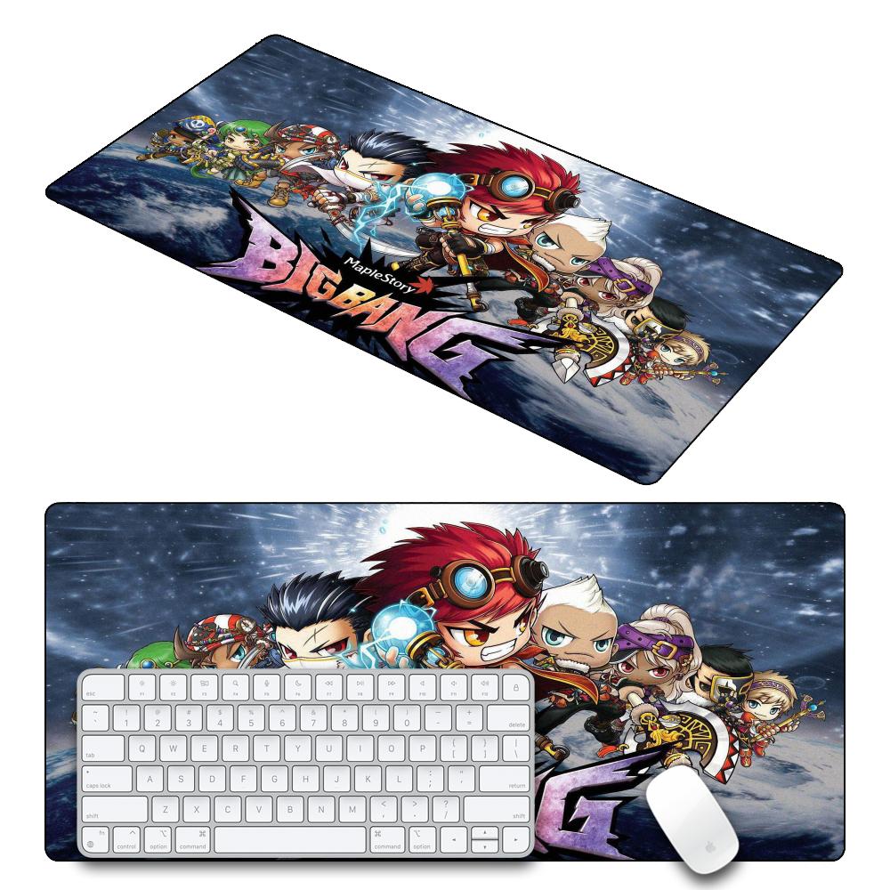 HD Anime Maplestory Mouse Pad Keyboard Mat Large PC Gamer Cabinet Gaming Mats Mause Cute Desk Accessories Mousepad Personalized