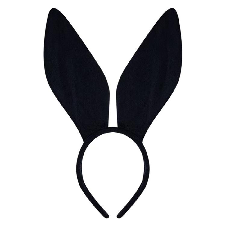 Diadema a forma di orecchie lunghe da ragazza Divertente cerchietto da coniglio per festa Compleanno Fasce per capelli Copricapo da palcoscenico Accessori per foto di Pasqua