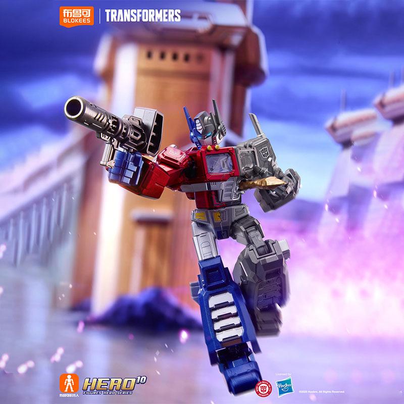 Latest Blokees Transforming Toys Galaxy Version Vol.8 Action Figurine Optimus Prime Unicron Anime Figures Collection Model Kids Gifts