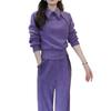 Thick Velvet Fashionable Casual Suit for Women in Autumn and Winter, Korean Style, Slim and Versatile Top