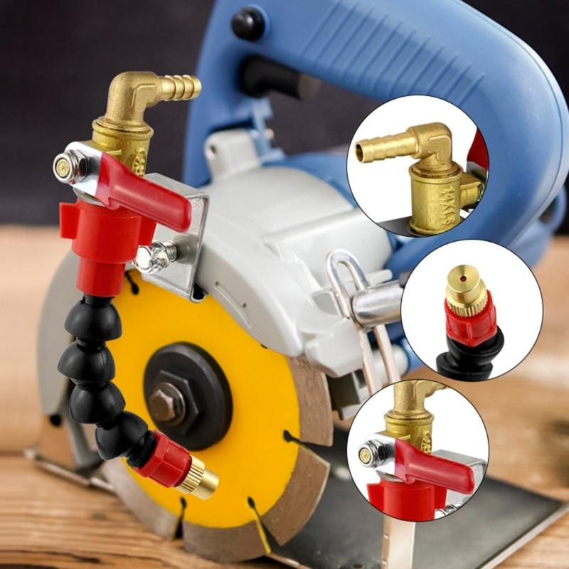 Dust Reducing Stone Cutting Water Sprayer Kit Suitable for Angle Grinder Enhances Tool Efficiency with Easy Installation