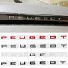 Tgujh8 ABS Letter Auto Achterklep Embleem Sticker Label voor Peugeot 508 408X 3008 308 2008 408 4008 GT 5008 307 206 207 301 Decoratie