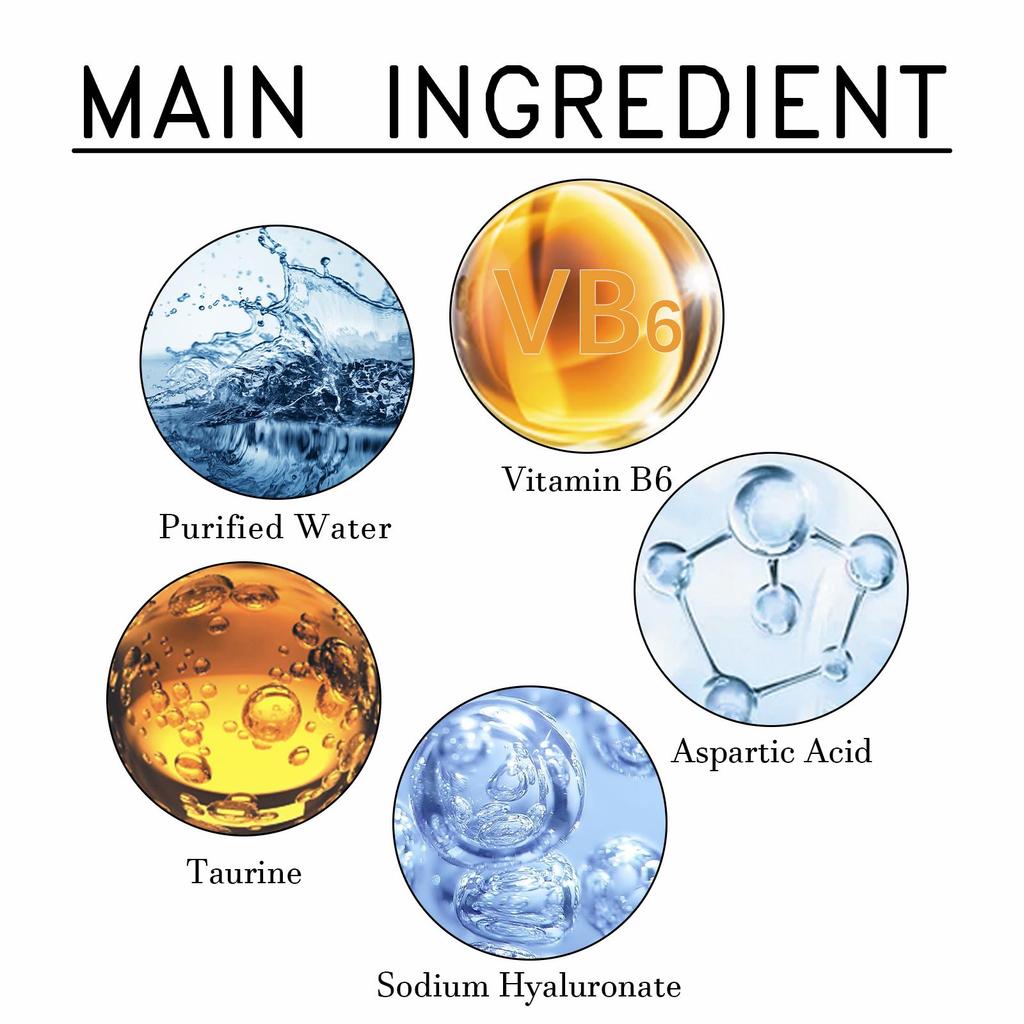 1.8ml*10pcs Eye Drops Relieve Eye Discomfort Repair Eye Fatigue Dryness Blurred Vision Moisturizing Eye Care Solution