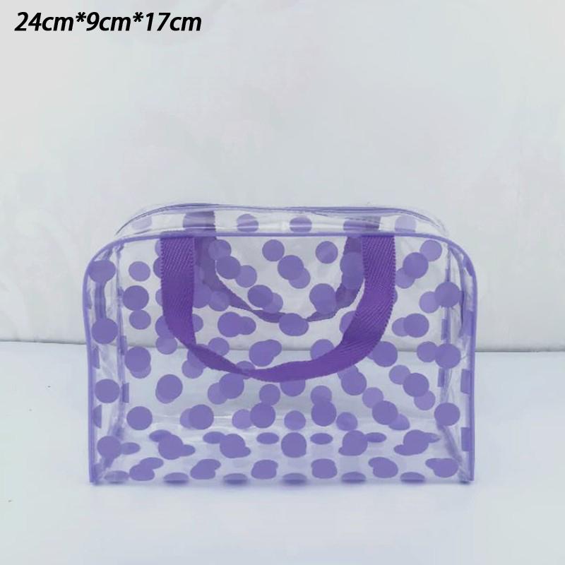 

New 1pc Creative Design Transparent Makeup Case For Sweet Bag Organizer Cute Large Capacity Cosmetic Bag Portable Lipstick Bag