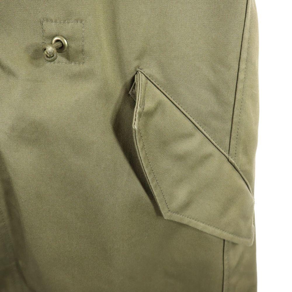 Wjk Reluxe Made In Japan 2way Military Coat S Khaki Sweatshirt Hood Men's Used
