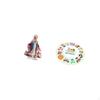 Nativity Scene Sculpture Acrylic Table Ornament Standing Rug Playmat Educational Feature Suitable