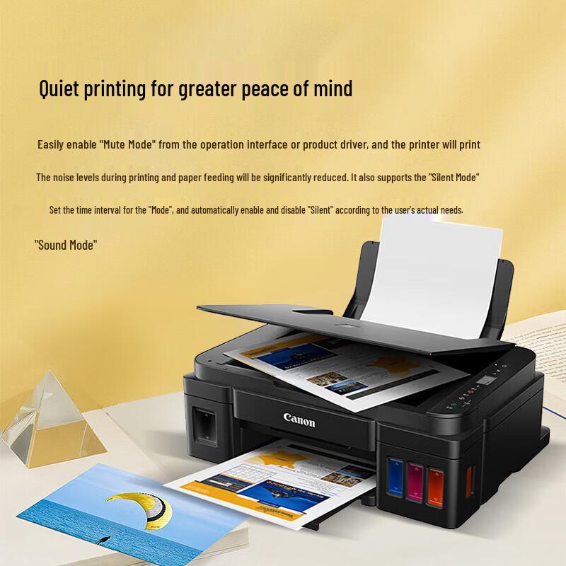 Canon G2810 Refillable Ink All-in-One Color Printer CN plug (adapter included)