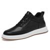 Men's Elevator Shoes 8cm Insole Lift Casual Sneakers Trendy Lightweight Fashion White High-top 6cm Hidden Height Increase Shoes