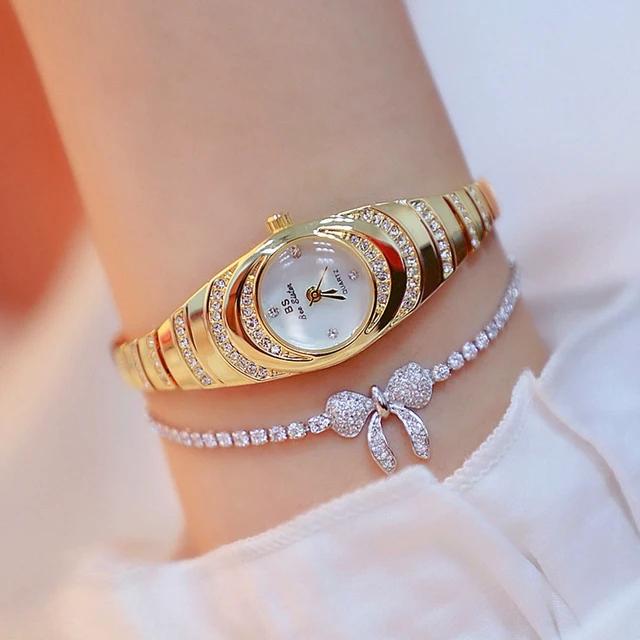 BS Bee FA1540 Luxury Women Quartz Watch Original Waterproof Ladies Bracelet Stainless Steel Band Elegant Watch for Ladies Clock