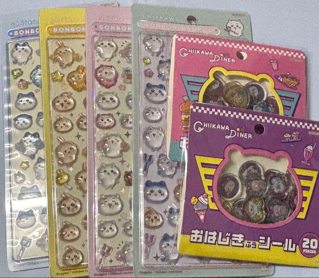 Официальный продукт Chikawa Серия клеевых капель Bond Drop 1 4 вида наклейки-шарики.