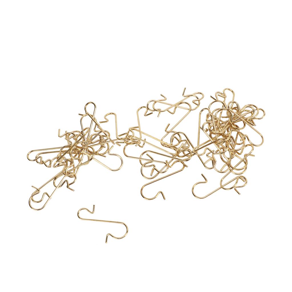 50Pcs S Hooks Novel Shape 3 Colors Sufficient Quantity Wear Resistant Multi Functional S Hooks for