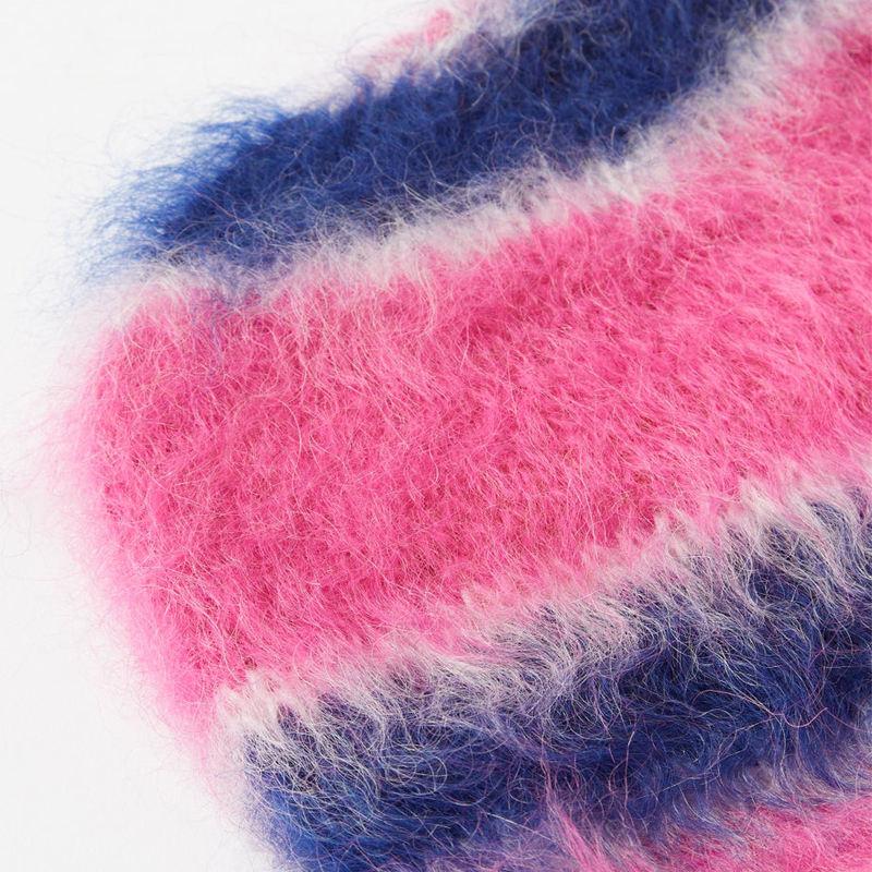 Unisex Winter Mohair Strickmütze Individuelles Logo Warm Lang Sport Strand Freizeit Täglich Outdoor Reisen Angeln Stickerei