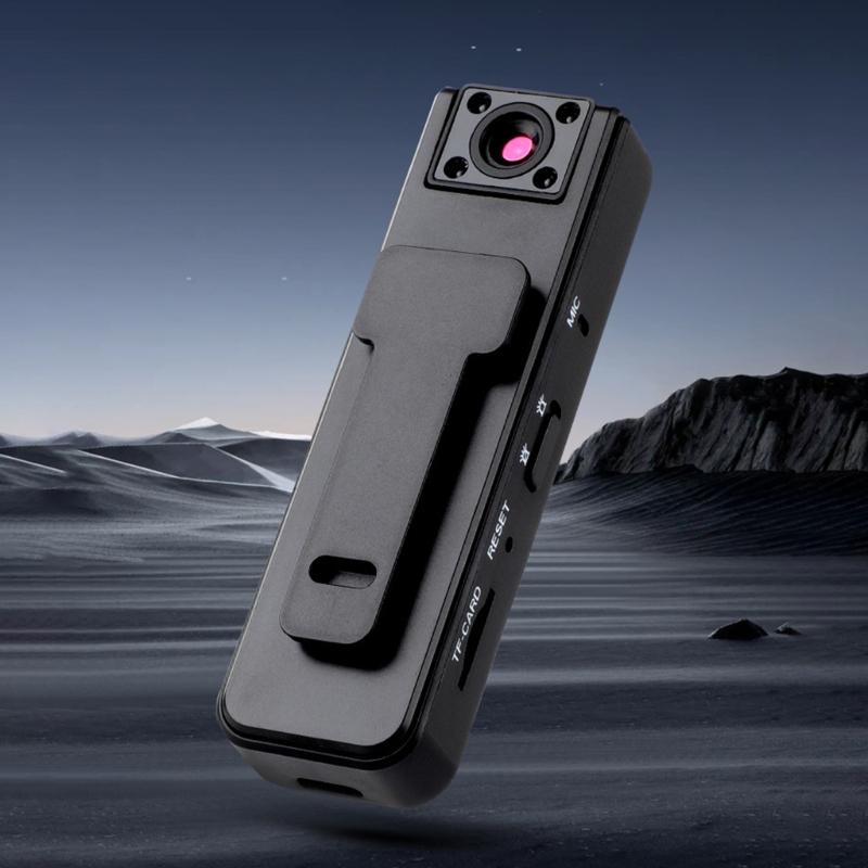 Pocket Clip Action Camera 1080P Video Recording 500mAh Battery Night Viewing Function For Sports Travel Outdoor