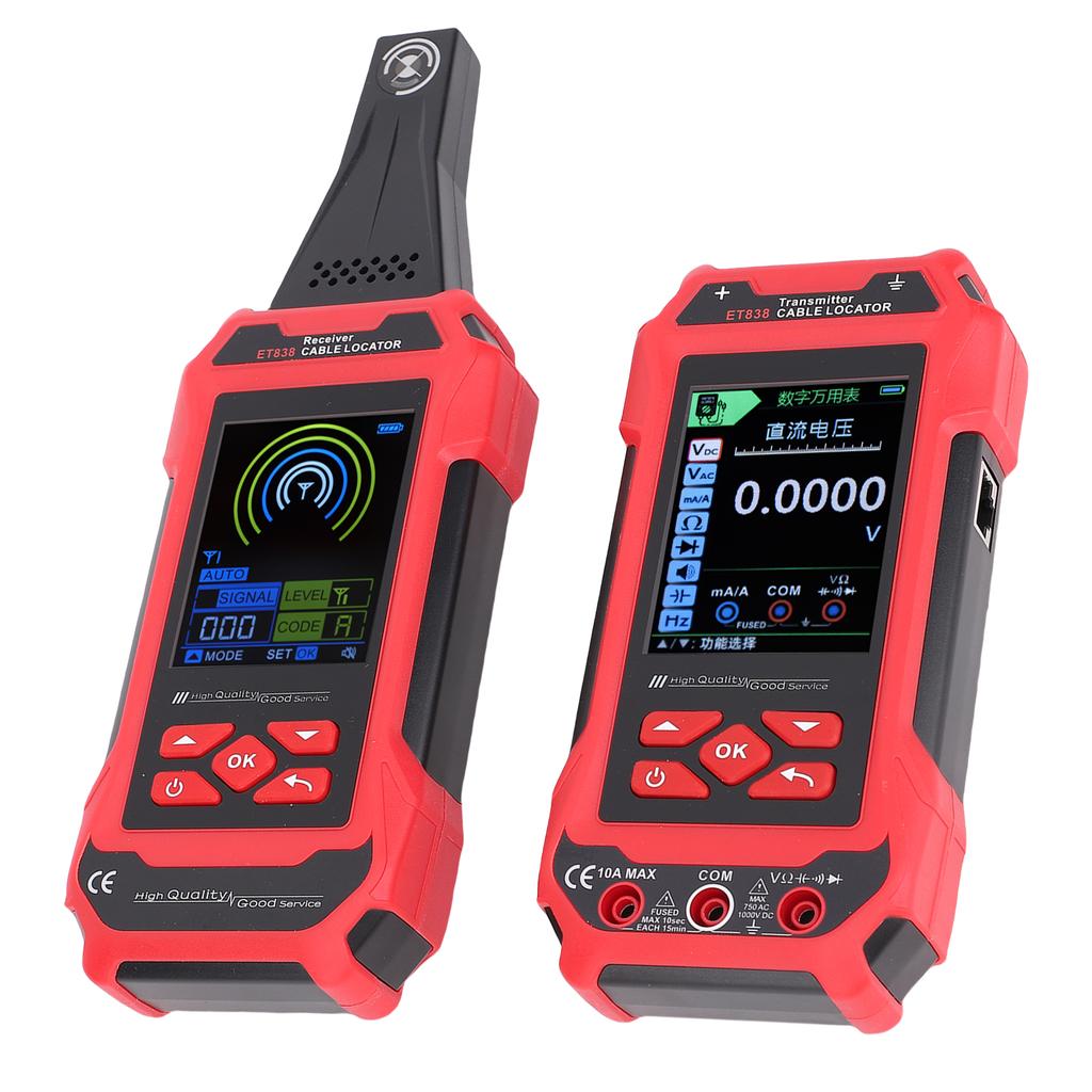 3 in 1 Cable Locator, Multimeter, and Network Cable Tester with AC DC Voltage Measurement, Breakpoint Short Circuit