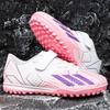 2025 New Velcro Children's Broken Nails Football Shoes Men's Youth Land Club Student Training Shoes