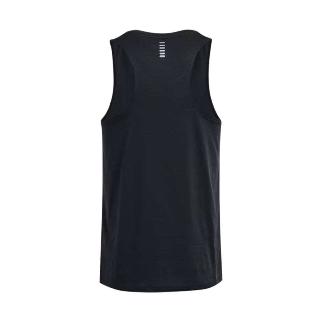 Under Armour Einfarbiges Logo Weich Leicht Atmungsaktiv Schweißableitend Rundhals Tanktop Herren Tops Schwarz 1382585-001