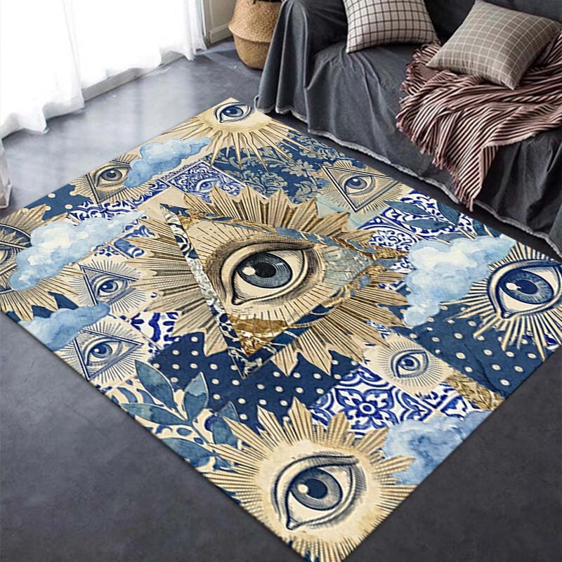 2025 New Knowing Eye Carpet Rug for Living Room Bedroom Home Sofa Decoration,Kids Play Non-slip Floor Mat136