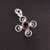 Rhodolite Gemstone 925 Sterling Silver Jewelry Handmade Pendant For Anniversary PP-41-16