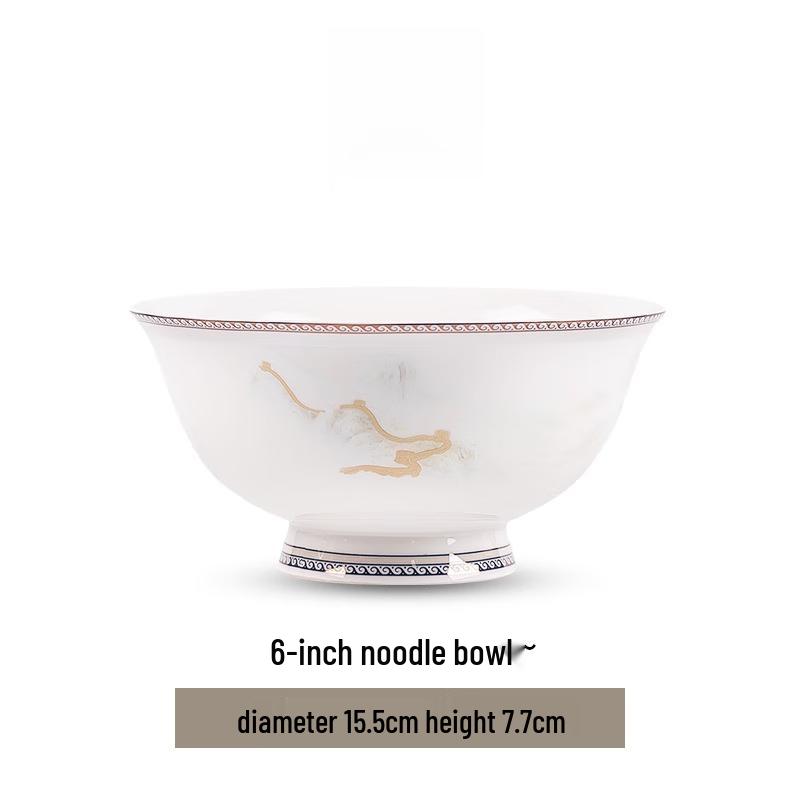 

New Chinese Style Jingdezhen Ceramic Noodle Bowl