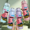 1PC I Was Now Im Sixty Seven 750ml Color Plastic Sports Water Bottle Leakproof Flip Straw Lid Suitable for Sports Office Home Use