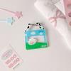 Cute Acrylic Cartoon Keychain Holder Burger Milk Cake Sandwich French Fries Shaped Decor For Bag Pendant Hook Key Hanging Gift