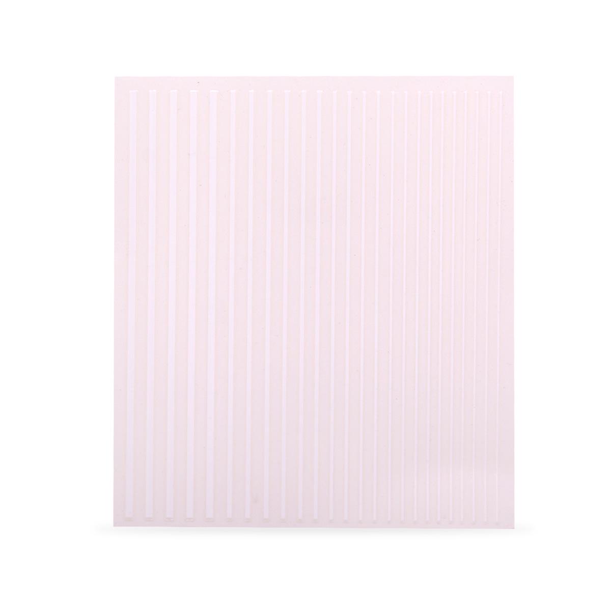 

Наклейка для нігтів з білою рамкою білий