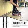 1/2Sets Roller Ratchet Skates Speed Ratchet Skates Straps Fixing Buckle With Screws Ankle Belt Tape Roller Skates Fixed Band