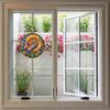 Flower Bird 2D Flat DIY Rhinestone Diamond Art Window Pendants Special Shape Gem Painting Board Kit Home Wall Decoration Crafts