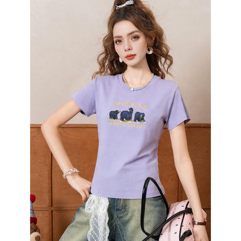 

Bear Graphic Pure Cotton Loose Fit T-Shirt EU 40