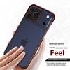 For iPhone 17 Pro Max Bumper Case No-Back Phone Frame Cover with Lens Protection
