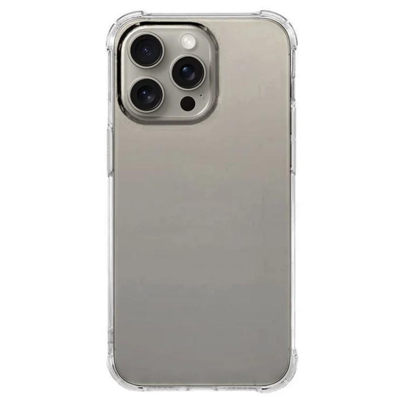 For iPhone 13 Pro 6.1 Inch TPU Case WANLONFENG WL3 Series 1.5mm Phone Cover with 2Pcs Tempered Glass (Big Lens Hole)