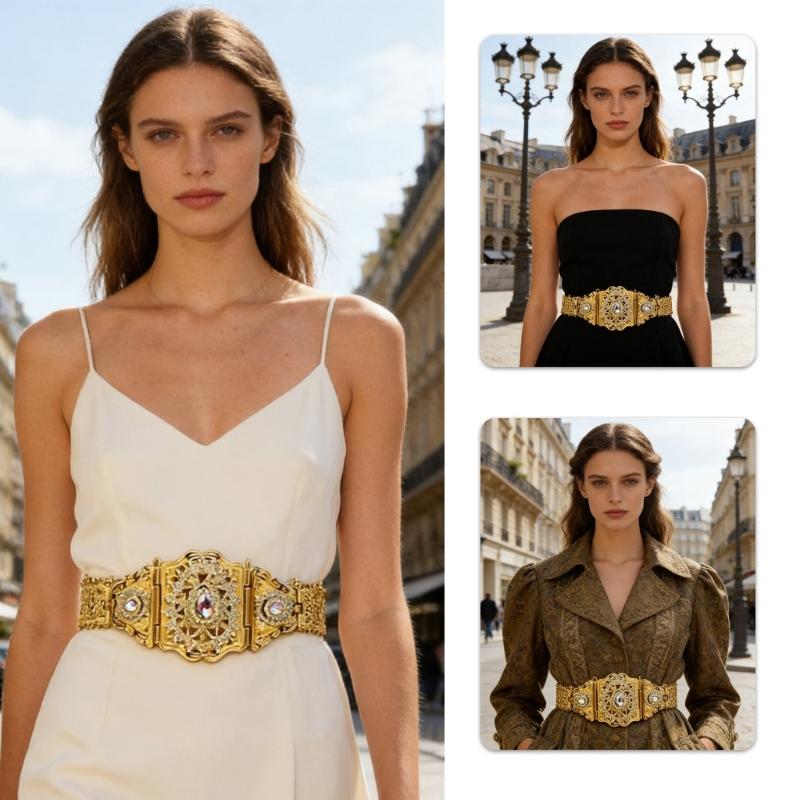 Marokkanische Stile Metallgürtel Für Damen Und Herren Verstellbarer Bund Mit Exotischem Design Modeaccessoire