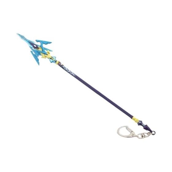 Akixen Shenhe Keychain Cosplay Anime Prop Lightweight Accessory Goods Fashion Halloween Christmas Gift Alloy Durable Wear-Resistant Birthday Party