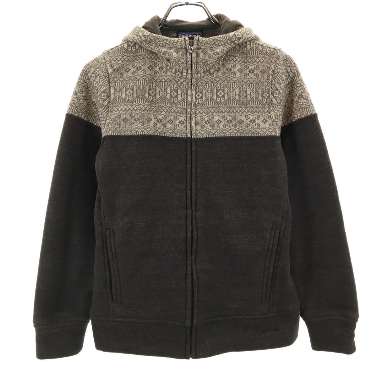 patagonia Zip hoodie XS Brown Outdoor 25085FA12 Women Used 9570₽