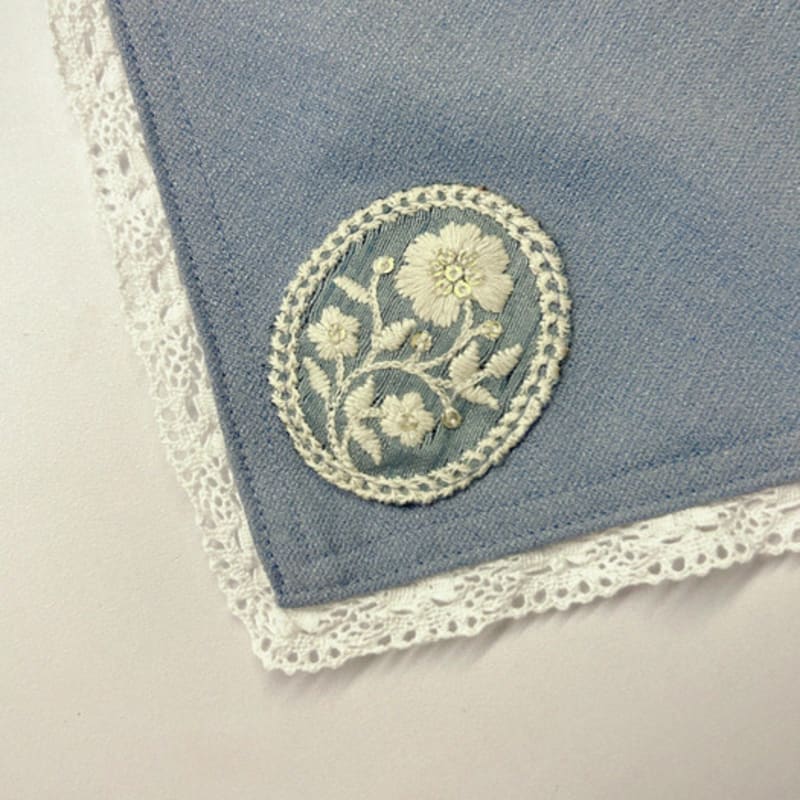 Favorite Noun Hepburn Scarf_Blue