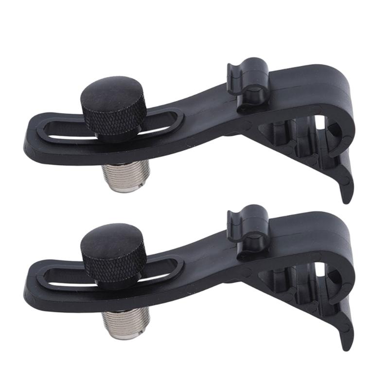 Microphone Drum Mount, Drum Mount Mic Clip Drum Microphone Clamp, Shockproof Drum Microphone Securing Clip Replacements
