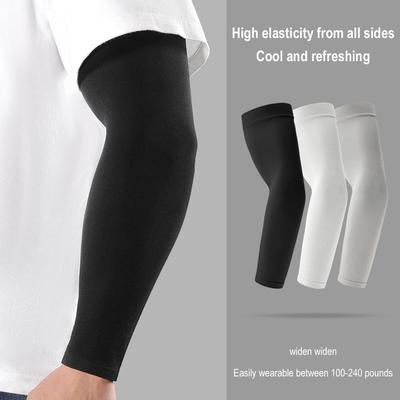 1 Paar Sommer Sonnenschutz Ärmel für Herren Damen Rutschfest Atmungsaktiv Kühlend Outdoor Basketball Radfahren Sport Ärmel