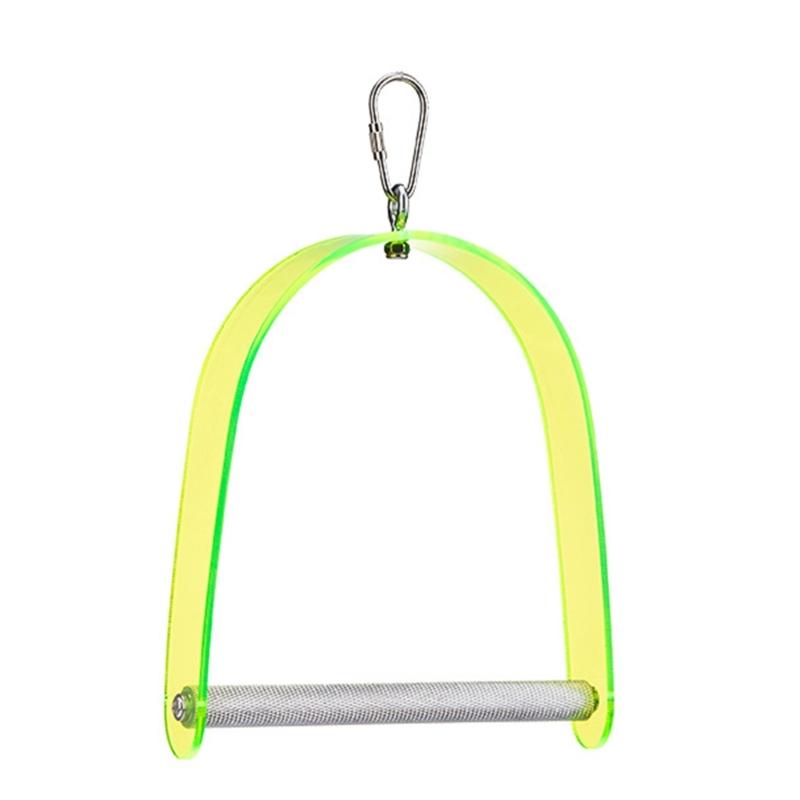 

New Swing Toy Bird Perches Stand Playstand With Chewing Beads Playgrounds for Budgies Birds Accessories for Cage 1
