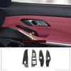 Carbon Fiber Window Lift Panel Switch Cover Trim For BMW 3 Series G20 -