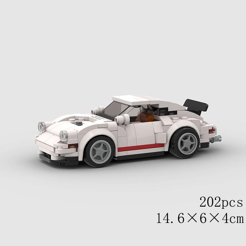 Classical Car Speed MOC SUV Racing Police Model Building Bricks Roadster Vehicle City Super Race Blocks Technical Christmas Gift