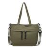 2025 New Japanese Mori Literary and Artistic Style Large-capacity Light and Soft Cloth Bag Casual Solid Color Tote Bag Shoulder Bag