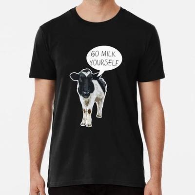 Va te traire toi-même dit la vache Tailles S à 5XL Fabriqué aux États-Unis T-shirt