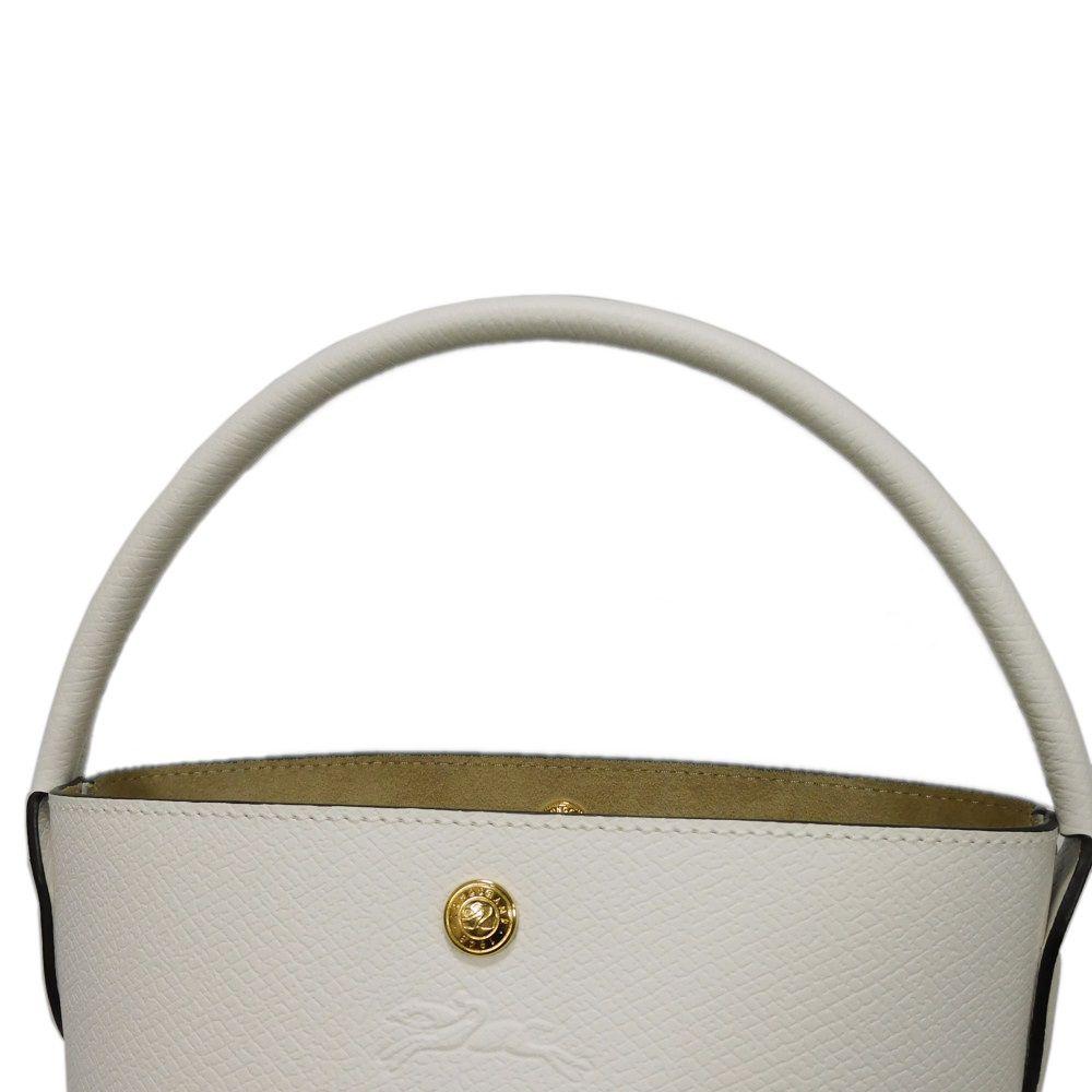 Used Epurée Small Bucket Bag 12768 10161HYZ007 7922 Current Model White Cowhide Leather Cuir d'Ursie Women's from