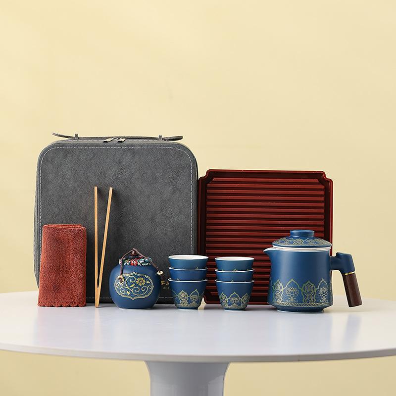 Business Company Gifts To Customers, Employee Travel Tea Set, Insurance Car Enterprise Activities Souvenir